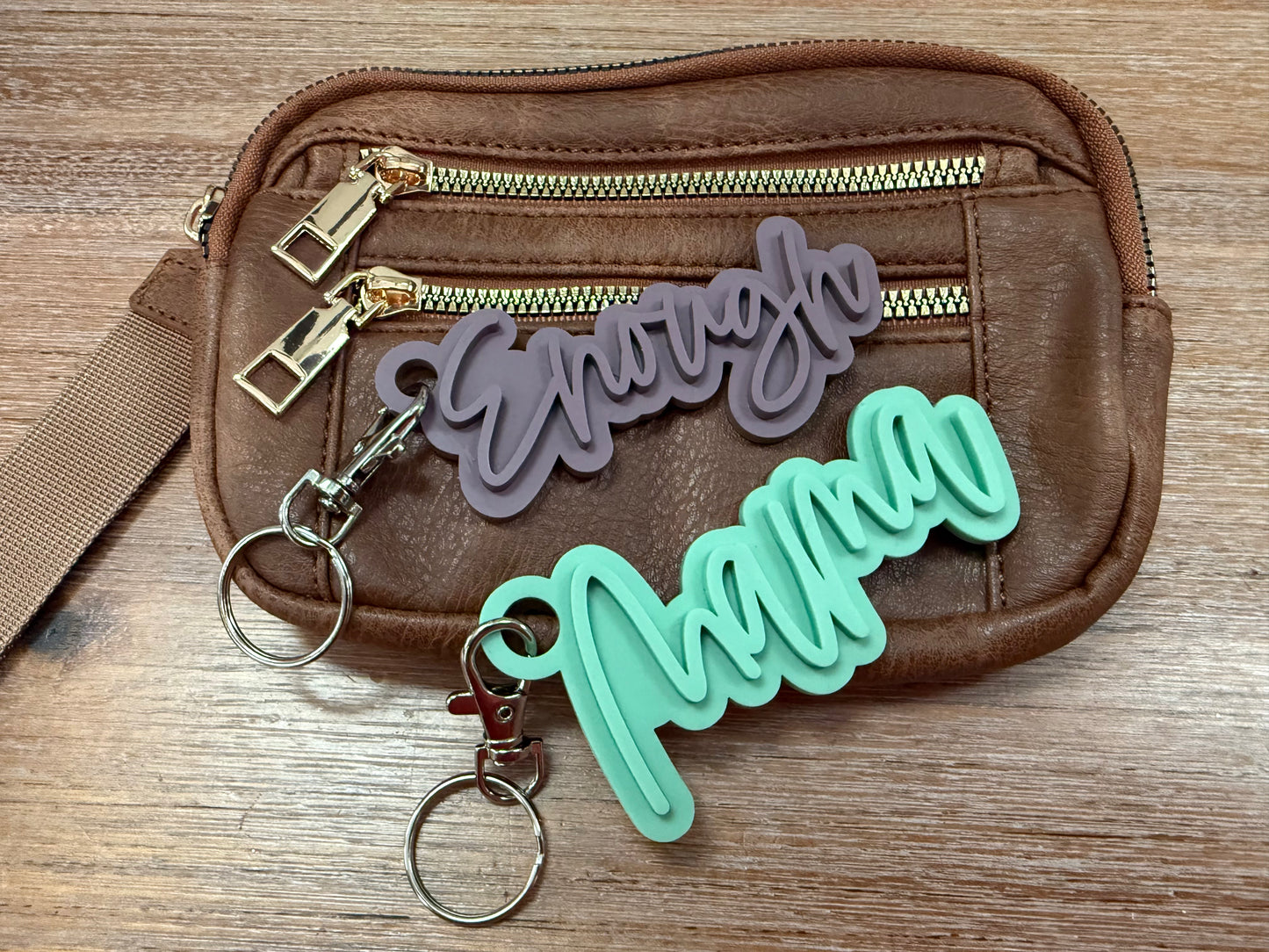 RTS:: Weathered Caramel Wristlet Pouch