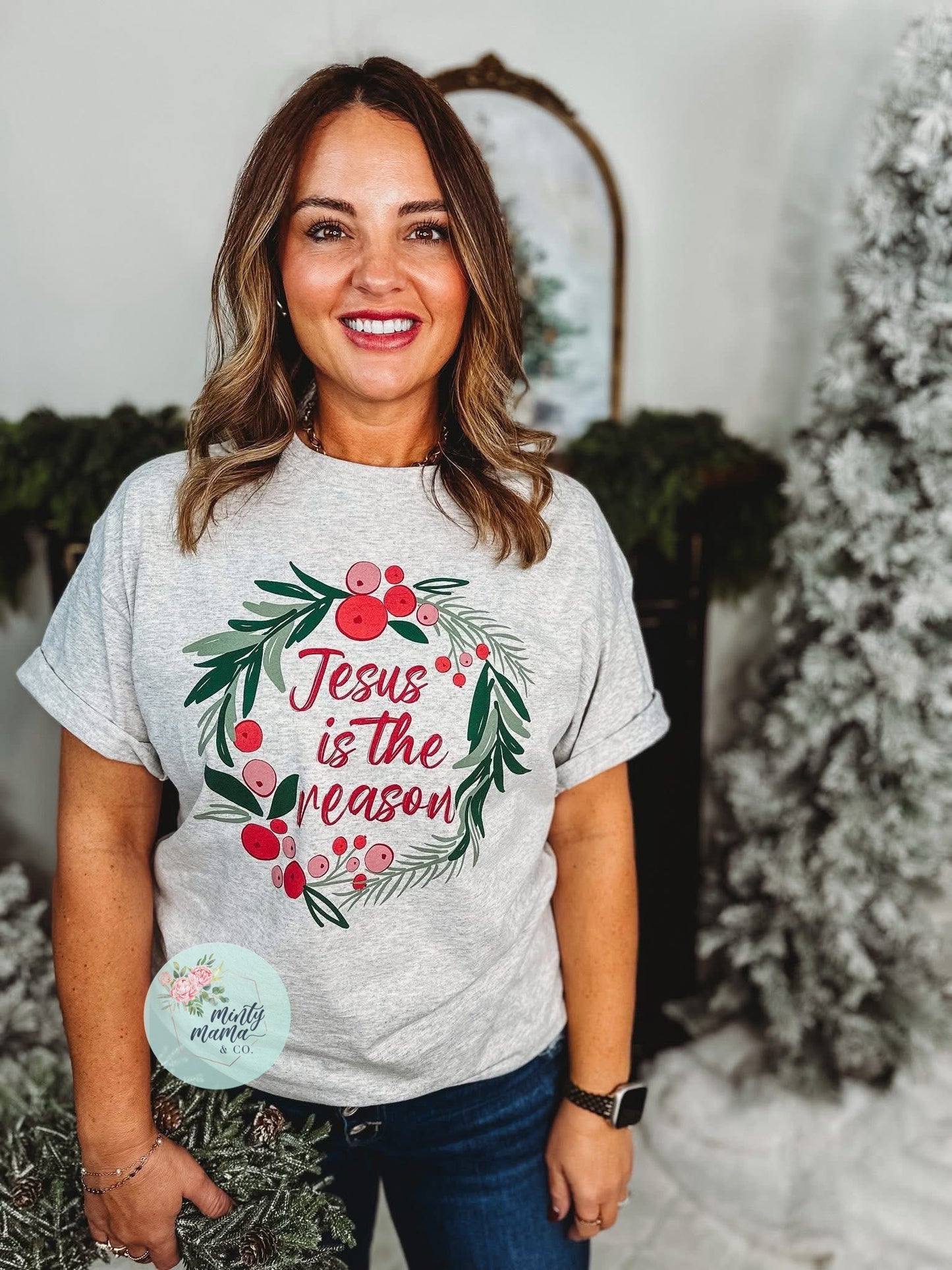 RTS:: ADULT TEE- Jesus is the reason (4-5 biz days)