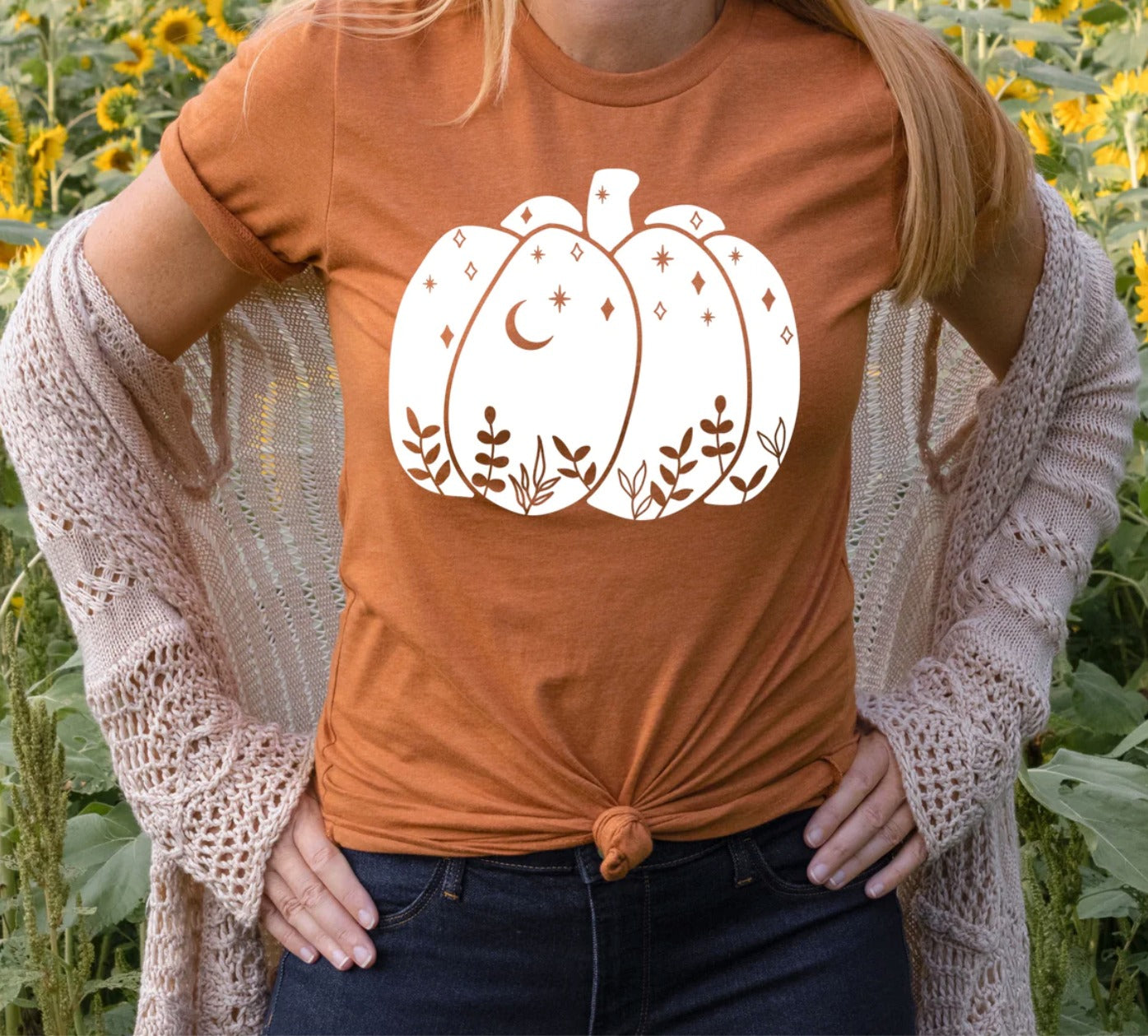 Adult Tee:: Celestial Pumpkin