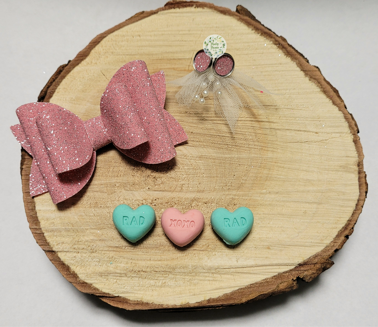 Earring Studs:: Pink Fairy Dust