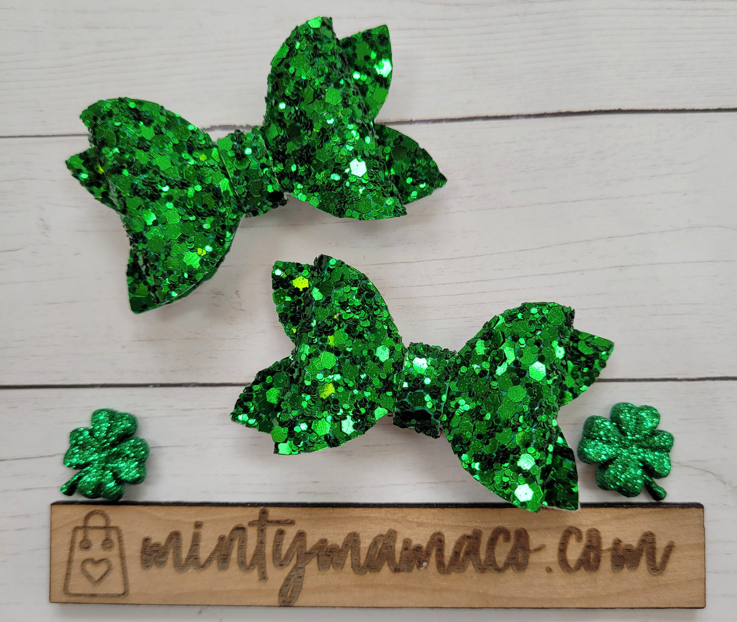 Itty Bitty:: Green Sparkle
