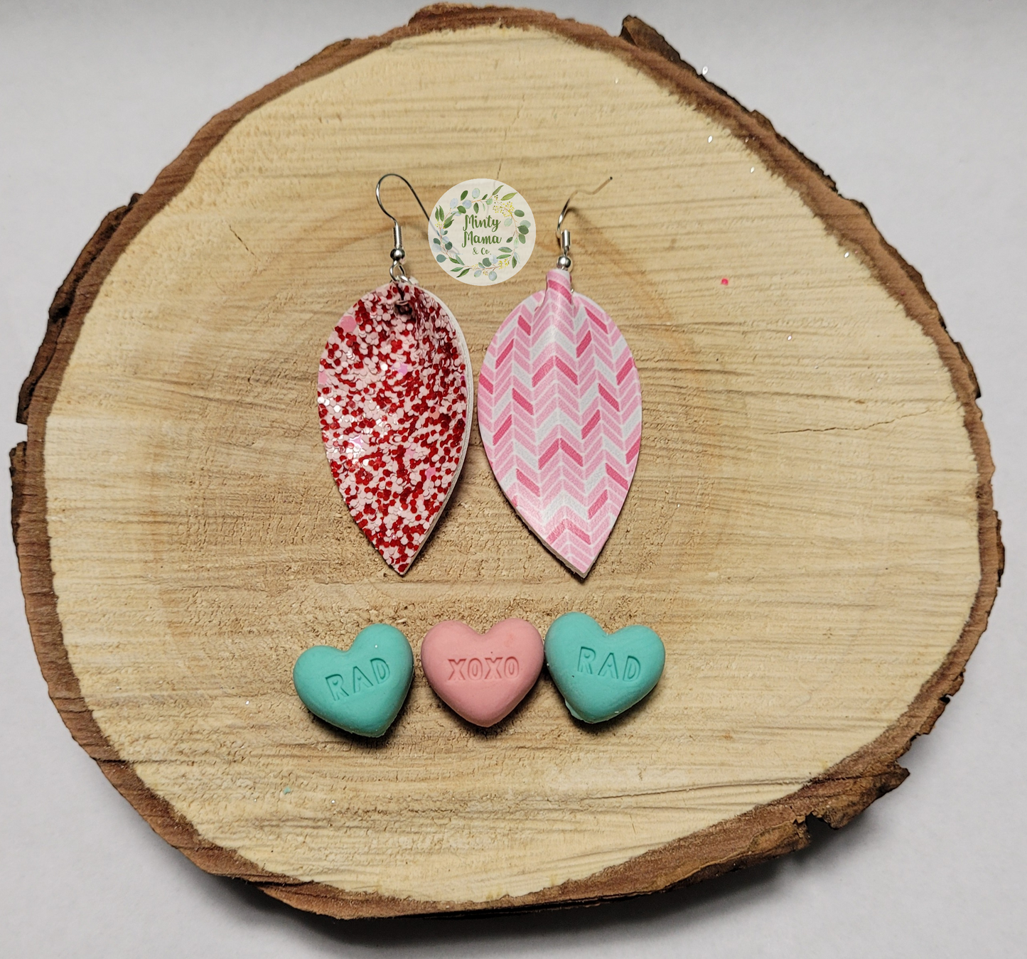 Dangle Earrings:: Pinch Valentine Confetti