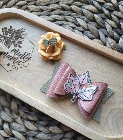 Sassy:: Feltie Mauve Floral