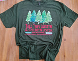 RTS:: XL TEE- Green: Tree Tops