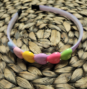 RTS:: Pastel Hearts Headband