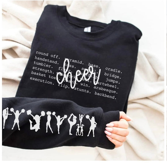 PREBOOK:: ADULT Cheer Crewneck (4 weeks)