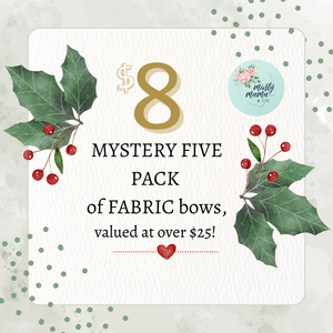 **SHOP SMALL:: Mystery FABRIC BOWS**