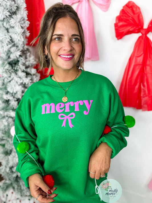 PREBOOK:: ADULT CREWNECK- merry (10- 15 biz days)