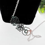 PREBOOK:: Custom Birth Month Flower Necklace or Bracelet (late Feb/early March)