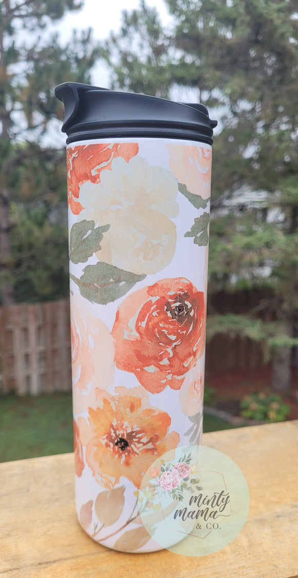 20 oz- 2in1 Water Bottle :: Fall Floral