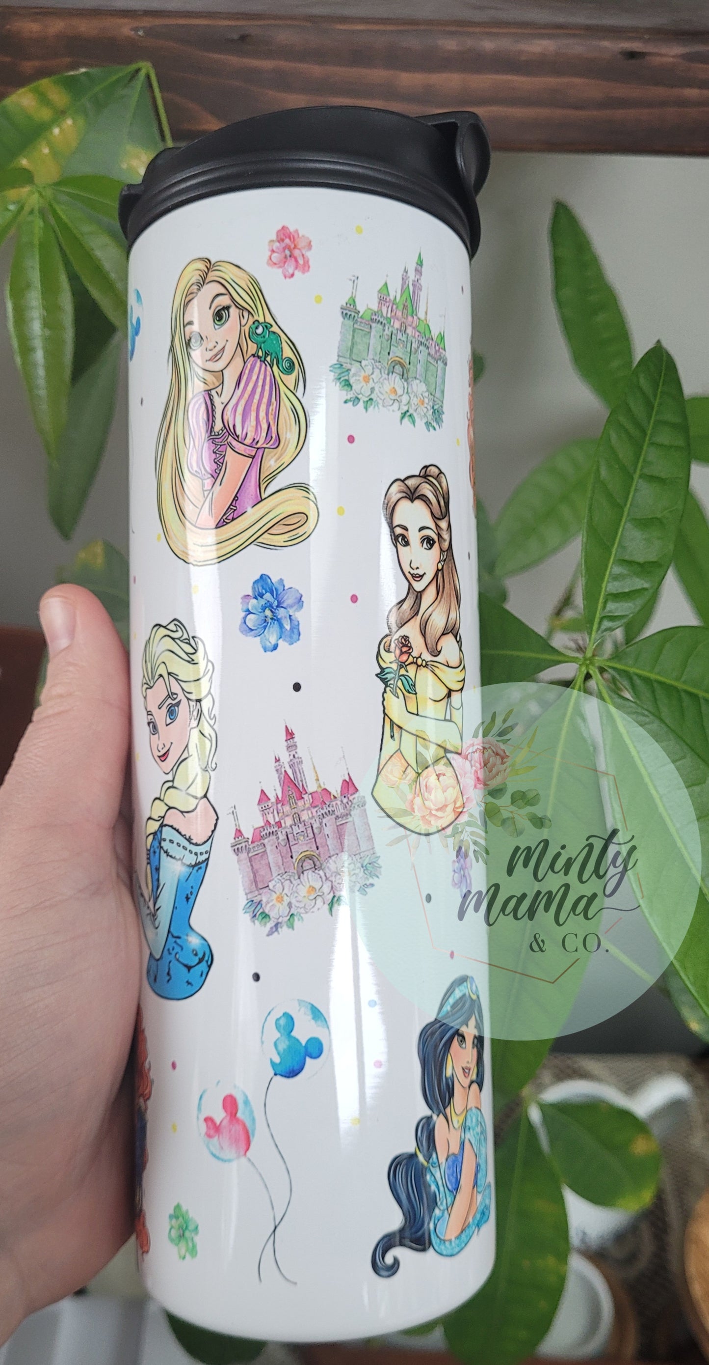 20oz 2in1 Water Bottle:: Princess