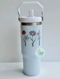 PREBOOK:: Birth Flower Tumbler (4-5 weeks)