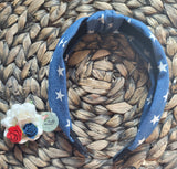 RTS:: Denim Stars Top Knot Headband