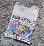 Adult TEE:: Allow Yourself to Feel (Ash or Silver)