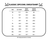 RTS:: *SALE* Classic ZipCowl Sweatshirt:: Navy & Mustard Mix