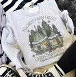 Adult Sweatshirt:: Hagrid Christmas Trees (10-12 biz days)