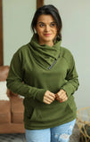 RTS::*SALE*Classic ZipCowl Sweatshirt:: Olive