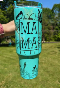 40 oz. Metal Tumbler:: MAMA