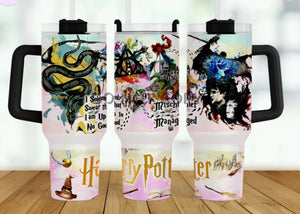 40 oz. Metal Tumbler:: Colorful HP