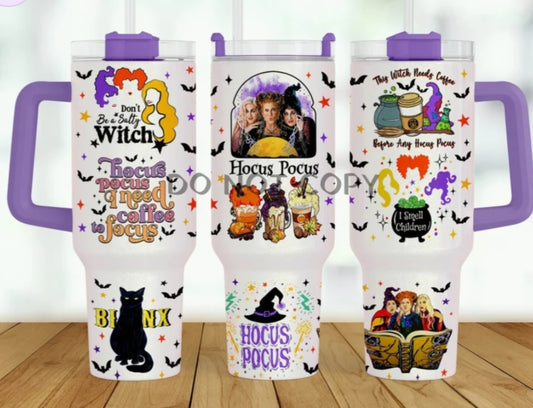 40 oz. Metal Tumbler:: HPocus🖤2.0