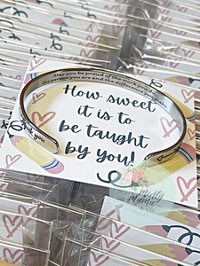 RTS:: Teacher Appreciation Bracelets