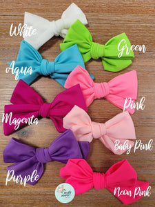 Hand-Tied Bow:: Swim Material