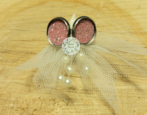 Earring Studs:: Pink Fairy Dust