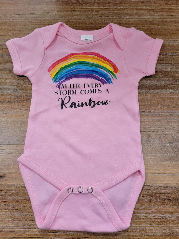 RTS:: 3-6 MONTH Rainbow Baby Light Pink