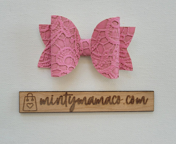 Sweetie:: Springy Pink Lace Embossed