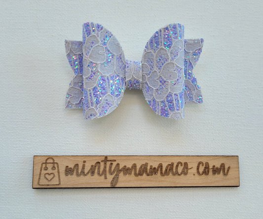 Sweetie:: Purple Glitter Lace