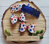 Scallop Snap Clips:: Star Spangled