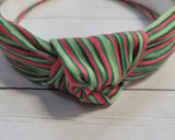 RTS:: Rib Knit Watermelon Top Knotted Headband