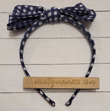 RTS:: Top Knot New Style Navy Headband