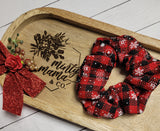 RTS:: Christmas/Winter Themed Scrunchies