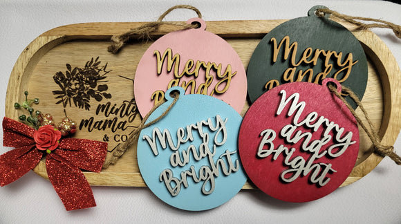 RTS:: Mystery Color- Merry & Bright Ornament