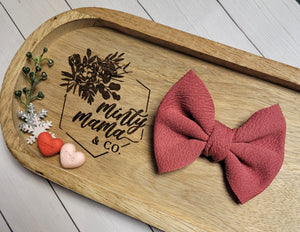 Fabric Bow:: Rose