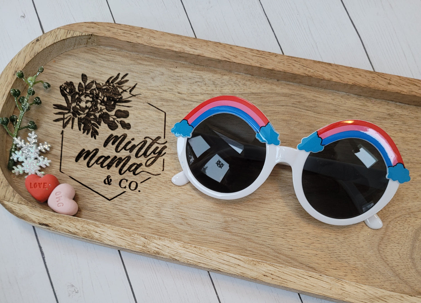 RTS:: Rainbow White Sunnies