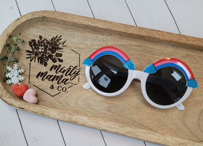 RTS:: Rainbow White Sunnies