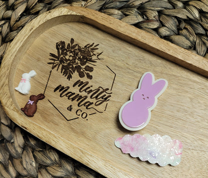 RTS:: Pastel Bunnies & Snap Clip-2 pack