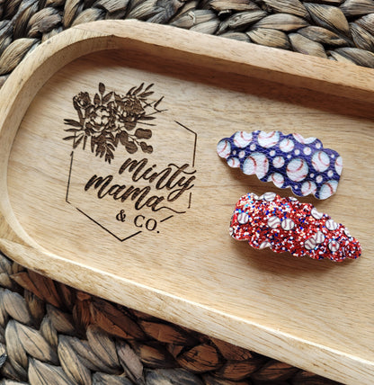 Snap Clips:: Sparkle Baseball