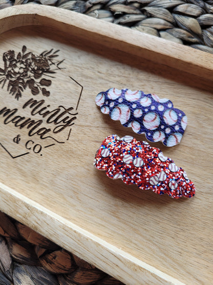 Snap Clips:: Sparkle Baseball
