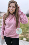 *SALE* Corded Hoodie:: Pink Taffy