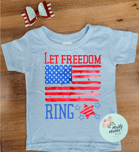 TODDLER/Youth Tee:: Let Freedom Ring