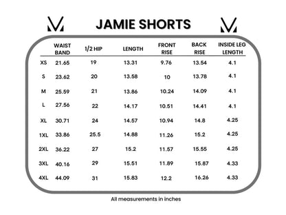 *SALE* : Jamie Shorts-Periwinkle Floral