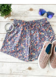 Jamie Shorts:: **SALE**Periwinkle Floral