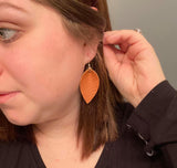 Dangle Earrings:: Pinch Weathered Braids