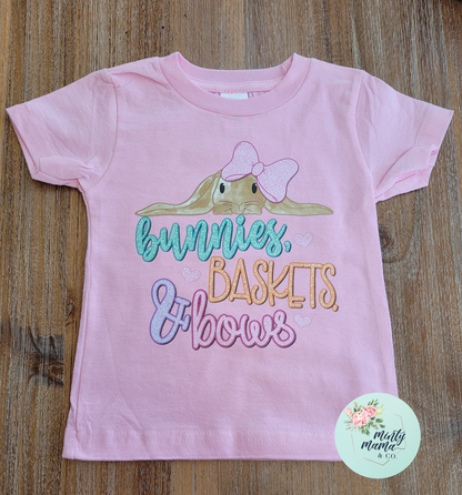 Bunnies, Baskets, Bows