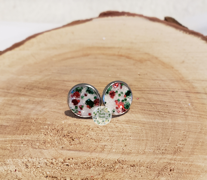 Earring Studs:: Christmas Sparkle