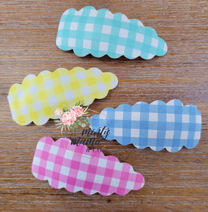 Snap Clips:: Scalloped Easter Pastels-4 pack