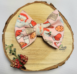 Fabric Bow:: Velvet Christmas Cookies